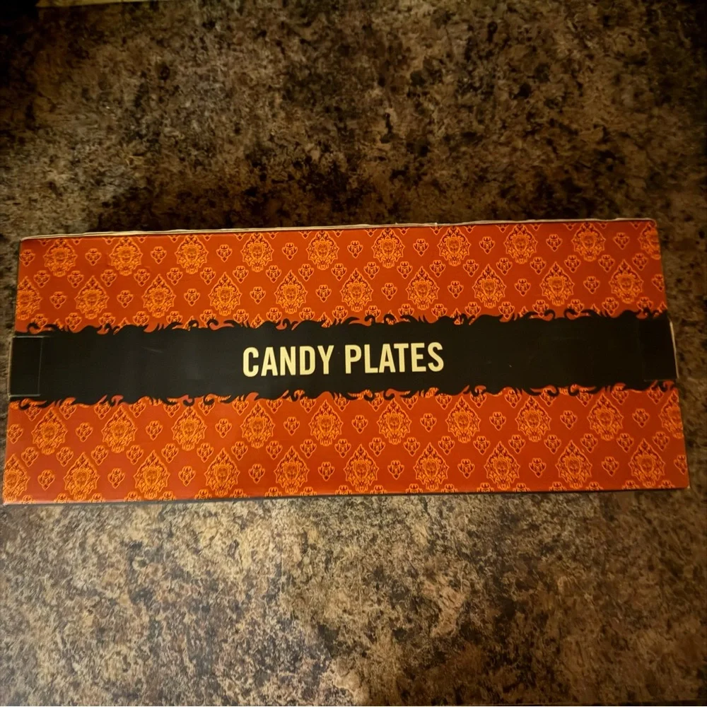 White Ceramic 'BOO' Letters - Halloween Candy Plates from Target